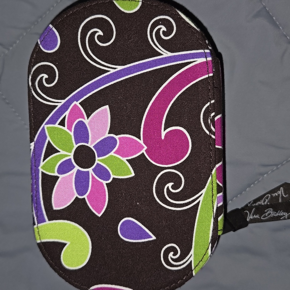Vera Bradley Floral Travel Bag - Brown, Pink, Green - Picture 5 of 5